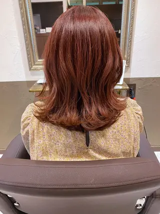 ミディアム カラー 坂井田 浩樹のヘアスタイル
