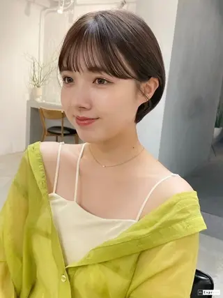 ショート ショート〜ボブ✂︎ 武蔵小杉　南澤佑介のヘアスタイル