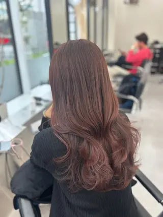 ロング カラー 心斎橋／艶カラー /髪質改善/恋のヘアスタイル