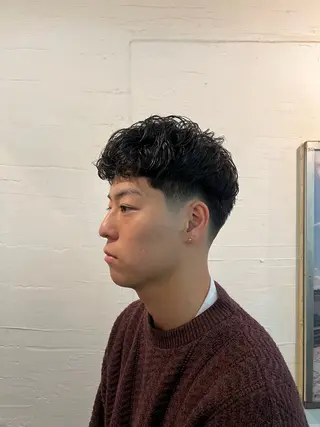 ショート メンズ 稲村 獅童のヘアスタイル