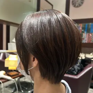 ショート LaBless あべのキューズサロン所属・艶カラー/あいか💜 天王寺阿倍野のマツエク・マツパデザイン