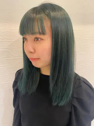 ミディアム カラー 浦和美容室 スタイリスト🌼ゆきのヘアスタイル