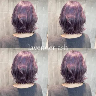 セミロング カラー ウルフカット ハッシュカット/七海のヘアスタイル