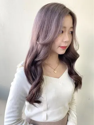 ロング レイヤーカット 🇰🇷SAYAのヘアスタイル