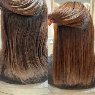 セミロング パーマモデル 募集中🎀渡邉のヘアスタイル