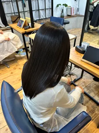 セミロング 縮毛矯正＆髪質改善 特化/ゆいのヘアスタイル