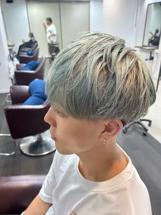 ショート メンズ メンズパーマの達人 / タカシマダイスケのヘアスタイル