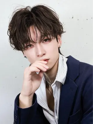 パーマ メンズ メンズ/マッシュ Hikaruのヘアスタイル