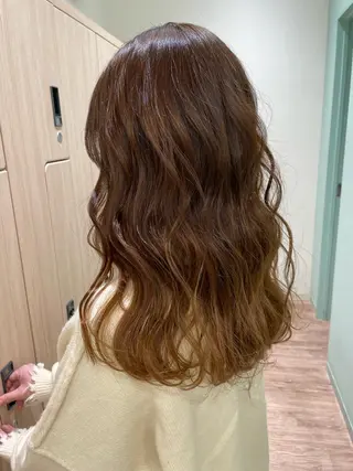 ロング カラー レイヤー／大宮／韓国 🤍AYA🤍のヘアスタイル