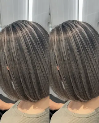 ショート カラー フェード・メッシュ ハイトーン/fumaのヘアスタイル