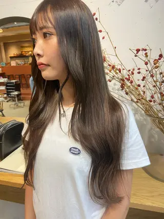 ミディアム カラー 松尾太樹 【pia】福岡美容室のヘアスタイル