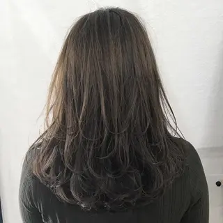 セミロング カラー K-POP好き美容師 🇰🇷Kai.Yのヘアスタイル