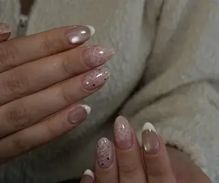 ネイル By moonネイル 🌷ワンホン/韓国風のネイルデザイン