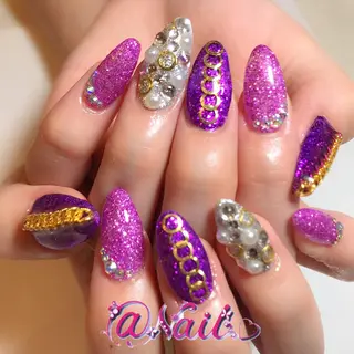 ネイル 小尾 栞のネイルデザイン