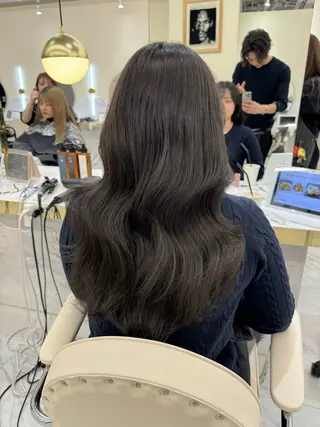 ロング カラー ヘアアレンジ 髪質改善特化 🫧松野力也のヘアスタイル