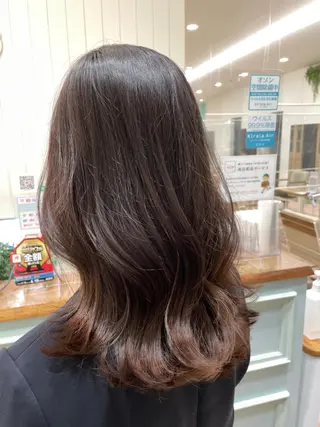 セミロング レイヤー／大宮／韓国 🤍AYA🤍のヘアスタイル