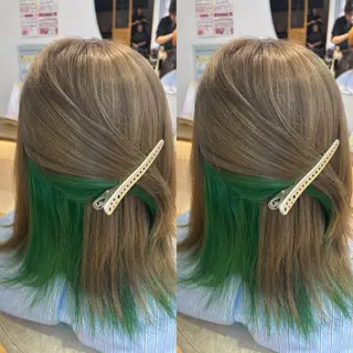 ショート カラー 上尾韓国レイヤー/ 艶カラー/しの🫧のヘアスタイル