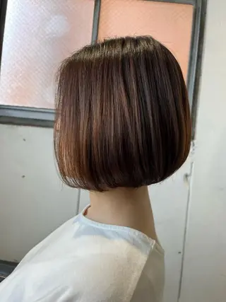 ミディアム 土田 アキナのヘアスタイル