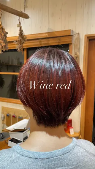 ショート カラー 🪻二宮俊カットモデ ル縮毛矯正募集🪻のヘアスタイル