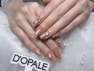 ネイル D‘OPALEサロン所属・長さ出し専門店 上野kkのネイルデザイン