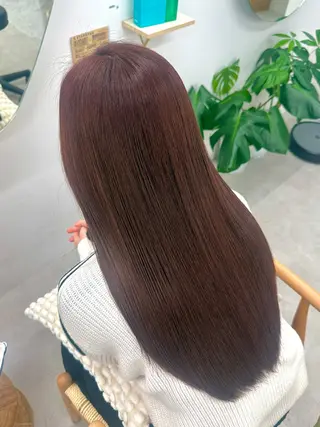 ロング ANNA🐾 艶カラー/水素カラーのヘアスタイル