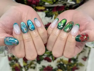 ネイル OCEAN nail パラジェル 取扱い店のネイルデザイン