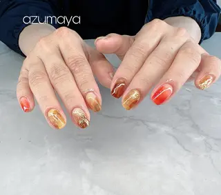 ネイル azumaya ネイリストarisaのネイルデザイン