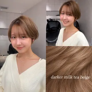 ショート ショート×顔周り× 縮毛矯正/Jirouのヘアスタイル