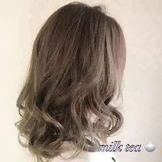 ミディアム カラー Ｋ△Ｎ△♡かな ヘア&まつげのマツエク・マツパデザイン