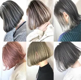 ミディアム カラー メンズサロン ANSWERのヘアスタイル