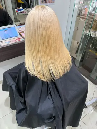 セミロング カラー KEEN.渋沢/ ブリーチ/みなのヘアスタイル