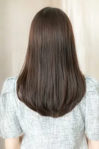 ロング カラー パーマ クセ毛解決💠艶髪 縮毛矯正💠棚村竜太のヘアスタイル
