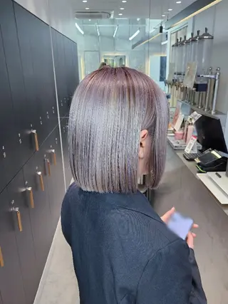 ショート 💜透明感カラー/ 縮毛矯正/Reinaのヘアスタイル
