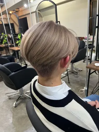 ショート メンズ &mirai MISUZU【女性】のヘアスタイル