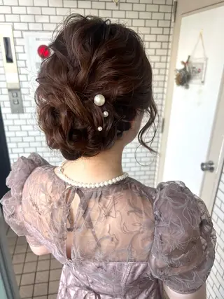 ヘアアレンジ 大人可愛いヘアメイク 💋🧚‍♀️しずかのヘアスタイル