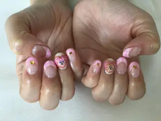 ネイル 💎🐰 saki. m 🐰💎のネイルデザイン