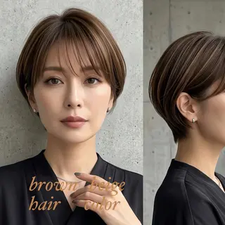 ショート カラー M.SLASH 辻 孝志のヘアスタイル