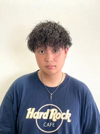 パーマ メンズ 茅ヶ崎パーマ特化/ スパイラル/ハルキのヘアスタイル