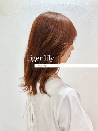 ミディアム カラー 金安 かんたのヘアスタイル