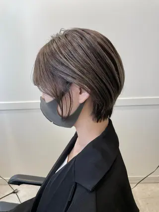 ショート カラー メンズ特化 パーマ/オザワのヘアスタイル