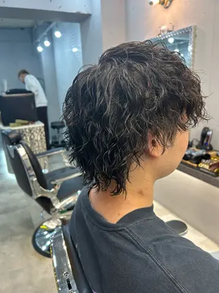 パーマ メンズ 天王寺メンズパーマ /マツムラミユウのヘアスタイル