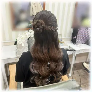 ヘアアレンジ ヘアセット 🤍AIRA🤍のヘアスタイル