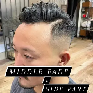 ショート メンズ メンズ/フェード/ バーバー/盛山大地のヘアスタイル