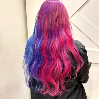 ロング カラー 🫧ハイトーン個性髪 🫧マヤのヘアスタイル