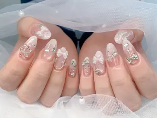 ネイル チップ長さ出し 専門店のネイルデザイン