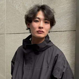 ミディアム メンズミディアム☁️ ✨ナチュラル/下村迅のヘアスタイル