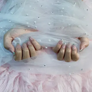 ネイル パーツ全部¥110 サロンミミのネイルデザイン