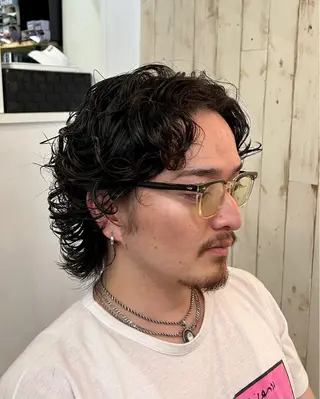 パーマ メンズ ⚜️メンズカット・パ ーマ/ひかる⚜️のヘアスタイル