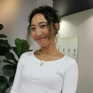 ロング パーマ カーリーパーマ/ 透明ｶﾗｰ/MIKUのヘアスタイル