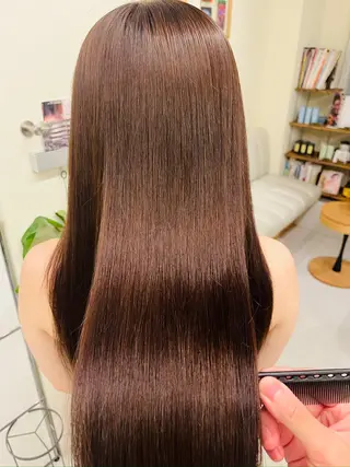 ロング カラー 髪質改善/縮毛矯正 艶髪🔥高杉のヘアスタイル